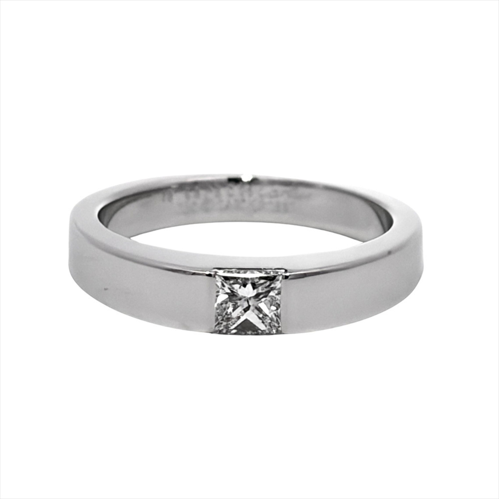 CARTIER 18k Silver Diamond Ring